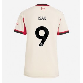 Dámské fotbalový oblečení Liverpool Alexander Isak #9 Venkovní košile 2025-26 Krátkým Rukávem